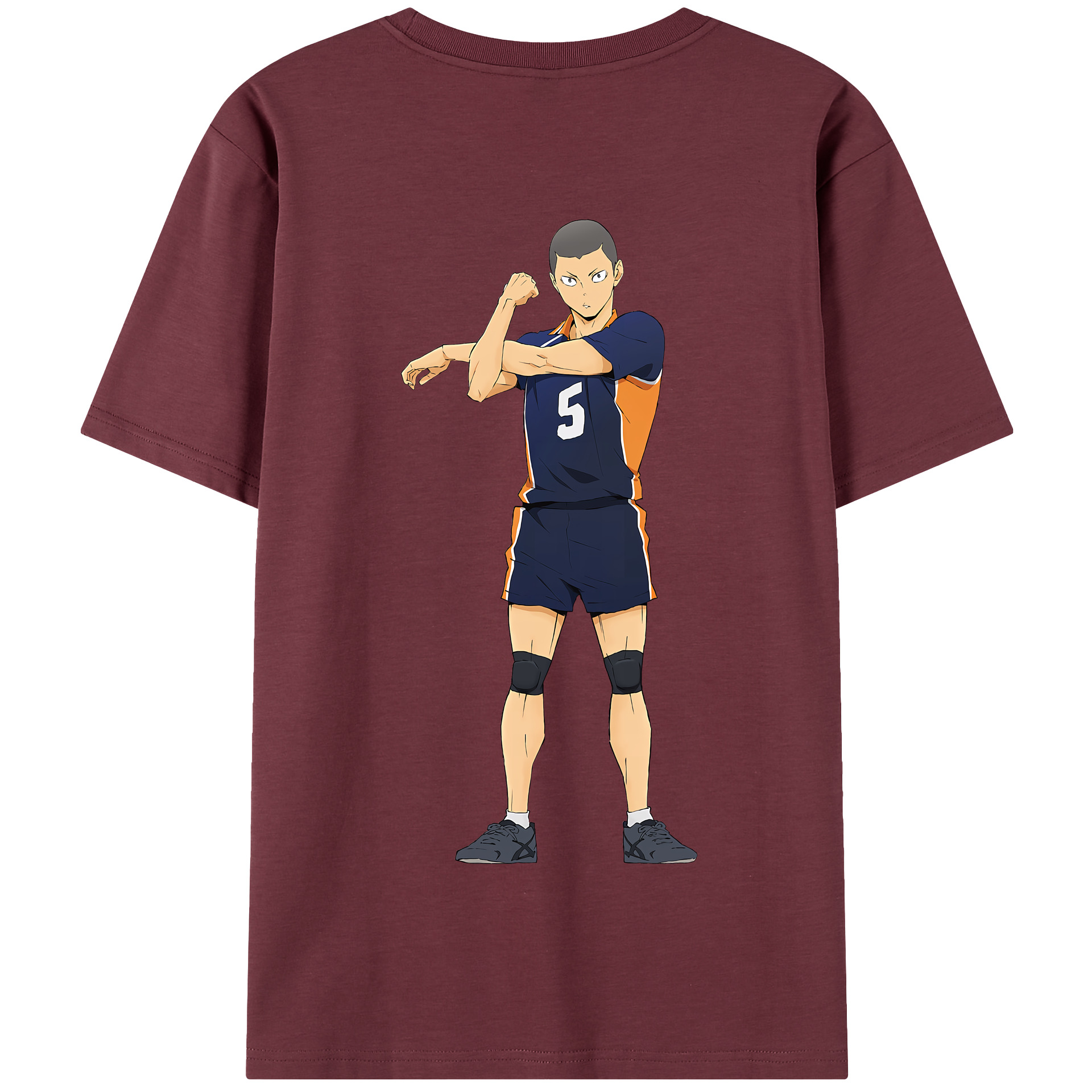 （画像用） ハイキュー!! Haikyu!! 綿100％半袖Tシャツ（背面プリント）